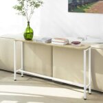 Sobuy fsb19 - z table console table dappoint bout de canap table d?entre cadre et 4 pieds en fer - ...
