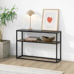 Sobuy® fsb43 - sch table console avec surface en verre table dentrée en métal table décorative buffet ... Sobuy® fsb43 - sch table console avec surface en verre table dentrée en métal table décorative buffet ...
