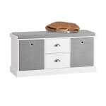 Sobuy fsr66 - hg banc de rangement avec coussin rembourré 2 tiroirs et 2 paniers meuble bas entrée commode ... Sobuy fsr66 - hg banc de rangement avec coussin rembourré 2 tiroirs et 2 paniers meuble bas entrée commode ...