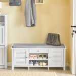 Sobuy fsr83 - w banc de rangement avec coussin rembourré meuble bas entrée commode à chaussure banquette ... Sobuy fsr83 - w banc de rangement avec coussin rembourré meuble bas entrée commode à chaussure banquette ...