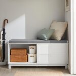 Sobuy fsr86 - w banc de rangement avec coussin rembourré meuble bas entrée commode à chaussure banquette ... Sobuy fsr86 - w banc de rangement avec coussin rembourré meuble bas entrée commode à chaussure banquette ...