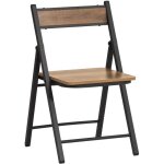 Sobuy chaise pliante bois et métal robuste style industriel chaise visiteur cuisine bureau facile à ranger ... Sobuy chaise pliante bois et métal robuste style industriel chaise visiteur cuisine bureau facile à ranger ...