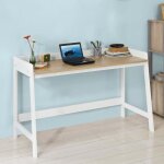 Sobuy® fwt41 - wn bureau informatique secrétaire table pour ordinateur conception simple plan de travail ... Sobuy® fwt41 - wn bureau informatique secrétaire table pour ordinateur conception simple plan de travail ...