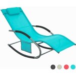 Sobuy chaise longue transat de jardin bascule avec appui - tête réglable pochette et repose - pieds bleu ... Sobuy chaise longue transat de jardin bascule avec appui - tête réglable pochette et repose - pieds bleu ...