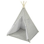 Sobuy oss03 tipi tente pour enfant avec tapis de sol indian teepee tente de jeu pour enfants