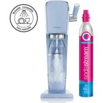 Machine à soda - sodastream - art - bleu pastel - gazéification de leau - 1l par bouteille Machine à soda - sodastream - art - bleu pastel - gazéification de leau - 1l par bouteille