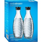 Carafes en verre - sodastream - pingouin et cristal - lot de 2 - 615 ml - verre