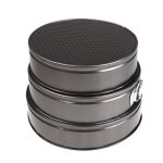 Sodial(r)3 * moule a charniere casseroles de gateau cuire moule ustensiles de cuisson a fond amovible ...