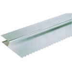 Règle aluminium forme h crantée - sofop taliaplast - pour le grattage des enduits monocouches Règle aluminium forme h crantée - sofop taliaplast - pour le grattage des enduits monocouches