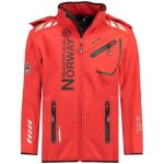 Softshell homme - geographical norway - royaute a rouge - manches longues - ski - respirant