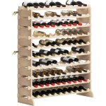 Sogeshome 10 tagres pour 100 bouteilles casier  vin bois 110 x 35 x 1165 cm