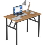 Sogeshome bureau dordinateur pliant 100 x 60 x 75 cm bureau pc pour bureau salle  manger ou tables de ...