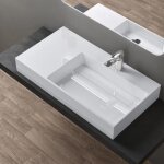 Doporro lavabo suspendu blanc 100cm vasque à poser avec bonde lave mains rectangulaire 100x48x13cm colossum12 ... Doporro lavabo suspendu blanc 100cm vasque à poser avec bonde lave mains rectangulaire 100x48x13cm colossum12 ...