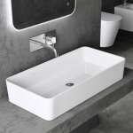 Doporro® lavabo vasque à poser solid surface rectangulaire blanc colossum102 80x40x15cm Doporro® lavabo vasque à poser solid surface rectangulaire blanc colossum102 80x40x15cm