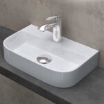 Doporro lavabo  poser vasque suspendu en cramique lave mains rectangulaire pour salle de bain 38x235x8cm ...