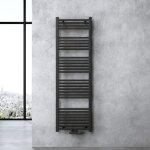 Doporro radiateur de salle de bain 160x50cm sche - serviette radiateur tubulaire vertical chauffage ...