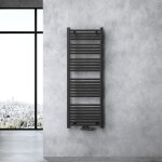 Sogood radiateur de salle de bain sche - serviette 140x60cm radiateur tubulaire vertical chauffage  ...