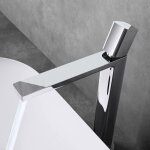 Sogood robinet mitigeur chrom pour lavabo ou vasque de salle de bain 309 cm design minimaliste