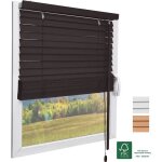 Sol royal fsc store vnitien en bois soldecor jh3 - marron fonc 70x130cm - lamelles cologiques ? pour ...