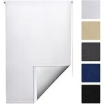 Sol royal store enrouleur occultant et isolant thermique 100x160cm blanc - solreflect t42 - montage simple ...