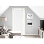 Soleil docre brise bise ma�lis - 90x200 cm - blanc et gris