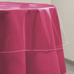 Nappe ronde d. 180 cm cristal transparent