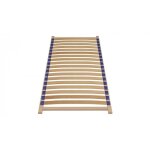 Sommier flexible - hucoco - 90x200 - 36 lattes en bois - construction stable - a�ration optimale