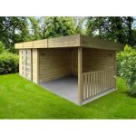 Abri de jardin - solid - arhus - bois massif - double porte coulissante - 796m² Abri de jardin - solid - arhus - bois massif - double porte coulissante - 796m²
