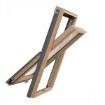 Solstro fenêtre de toit dpy b900 c2a (55 x 78 cm) en bois avec un cadre de type étroit avec raccord détanchéit ... Solstro fenêtre de toit dpy b900 c2a (55 x 78 cm) en bois avec un cadre de type étroit avec raccord détanchéit ...