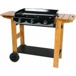 Plancha gaz 3 brleurs san sebastian - 61 x 385 cm - 8 kw