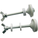 Lot de 2 fixations pour fixer le rservoir de wc sur la cuvette