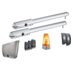 Somfy 1241525 - motorisation de portail battant  vrin sgs essential rts - 3 tlcommandes feu clignotant ...