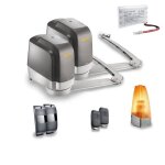 Somfy 1241771 - motorisation  bras lockyvia essential rts pour portail battant - 2 tlcos feu orange ...