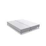 Sommiers 2x90x200 cm  lattes - bois massif - simmons