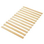 Sommier 80 x 160 cm en pin massif 12 lattes sans cadre sommier 1 place pour lit enfant