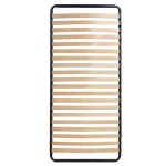 Sommier 90 x 190 - lit - a lattes - 1 place - lattes en bois