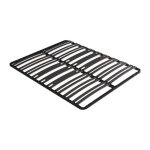Sommier cadre � lattes 140 x 190 cm - 2 x 15 lattes - 3 zones soutien lombaire renforc� - sans pied - ...