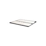 Sommier cadre  lattes 140x190cm - vente - unique - 2x19 lattes - noir
