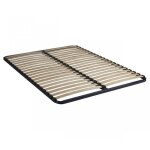 Cadre à lattes en métal hauteur 4 cm confort 110x190 - bleu marine - garantie 5 ans - terre de nuit Cadre à lattes en métal hauteur 4 cm confort 110x190 - bleu marine - garantie 5 ans - terre de nuit