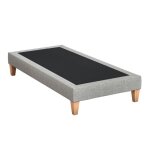 Sommier déco tapissier gris céleste - someo 70x190 - gris souris - garantie 5 ans - someo Sommier déco tapissier gris céleste - someo 70x190 - gris souris - garantie 5 ans - someo