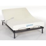 Lit �lectrique de relaxation lattes + matelas m�moire de forme - 140 x 200 cm - jimbaran ii de ysm�e