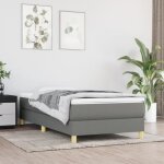 Sommier - fydun - yin - 90x190 cm - gris fonc� - a ressorts - montage facile