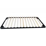 Sommier - iztoss - epsilon - 20 lattes - noir - 90x190 cm