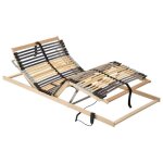 Sommier à lattes électrique avec 42 lattes 7 zones 80x200 cm - vidaxl - confortable et robuste Sommier à lattes électrique avec 42 lattes 7 zones 80x200 cm - vidaxl - confortable et robuste