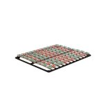 Sommier � lattes ergonomique avec plots de soutien - mon mobilier design - 180x200 cm - 120 plots - noir ...