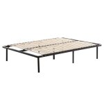 Sommier à lattes 140x200 cm sur pieds pour lit 2 places 7 pieds 40 lattes en bois multiplis sommier en ... Sommier à lattes 140x200 cm sur pieds pour lit 2 places 7 pieds 40 lattes en bois multiplis sommier en ...