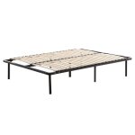 Sommier à lattes 140x190 cm sur pieds pour lit 2 places Sommier à lattes 140x190 cm sur pieds pour lit 2 places