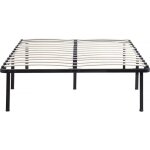 Sommier � lattes + pieds pour matelas - 140 x 190 cm - 26 lattes
