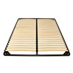 Sommier mtal reno22 140x200 + 1 pied amovible / noir