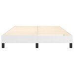 Sommier � ressorts - mothinessto - ly0397 - similicuir blanc - 140x190 cm - 2 places